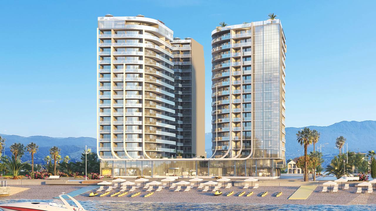 В продаже апартаменты формата 1+1 в комплексе на первой береговой линии Marina Club (ELT-building)