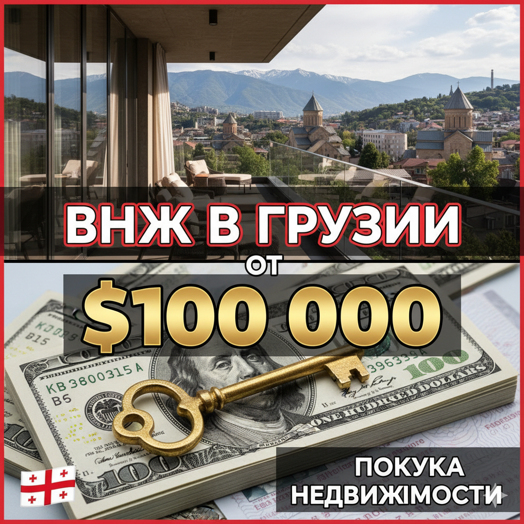 ВНЖ в Грузии через покупку недвижимости от $100 000