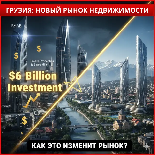 Инвестиции в $6 млрд от Emaar Properties и Eagle Hills: как это изменит рынок недвижимости Грузии