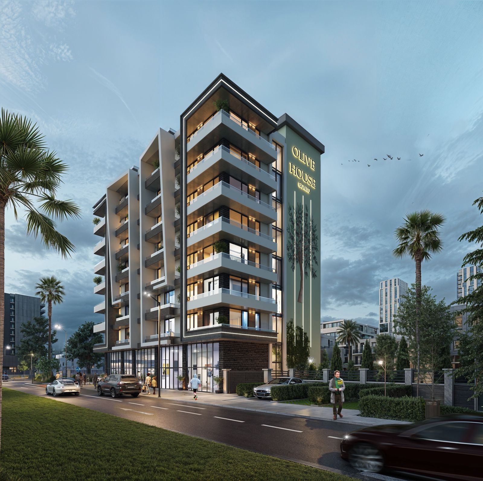 2-комнатная квартира рядом с морем в Гонио, Батуми — Olive House