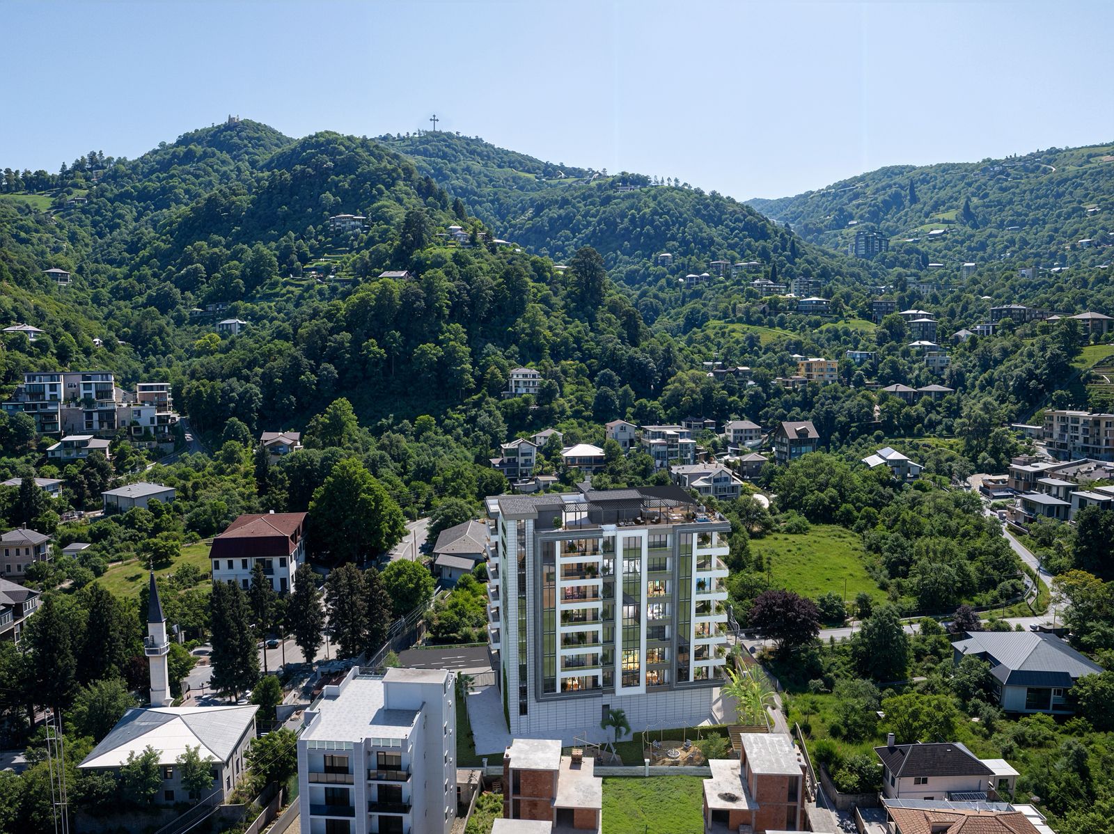 3-комнатная квартира рядом с морем в Гонио, Батуми — Olive House