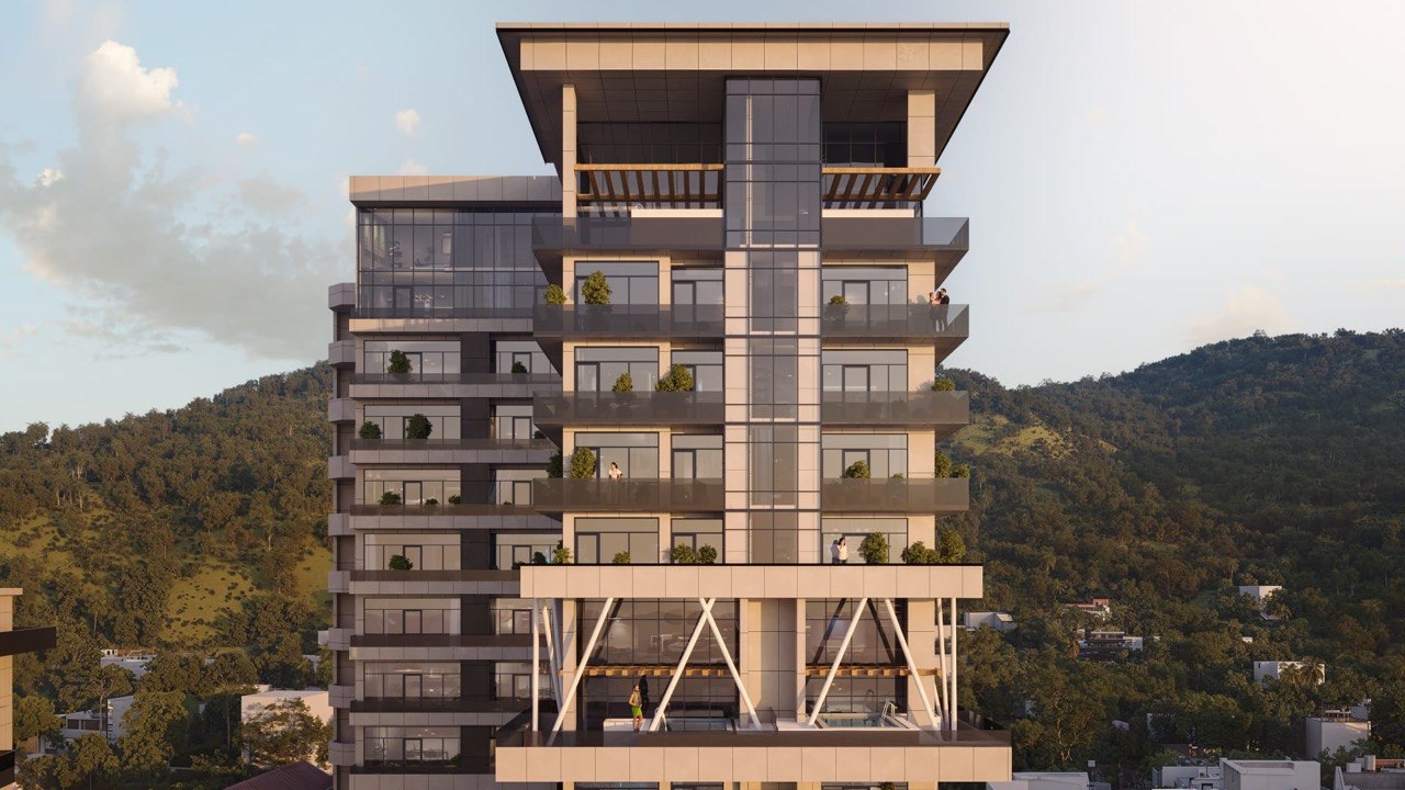 Большая студия №4 в Green Side — прямой вид на море, 48.8 м², выгодные условия оплаты