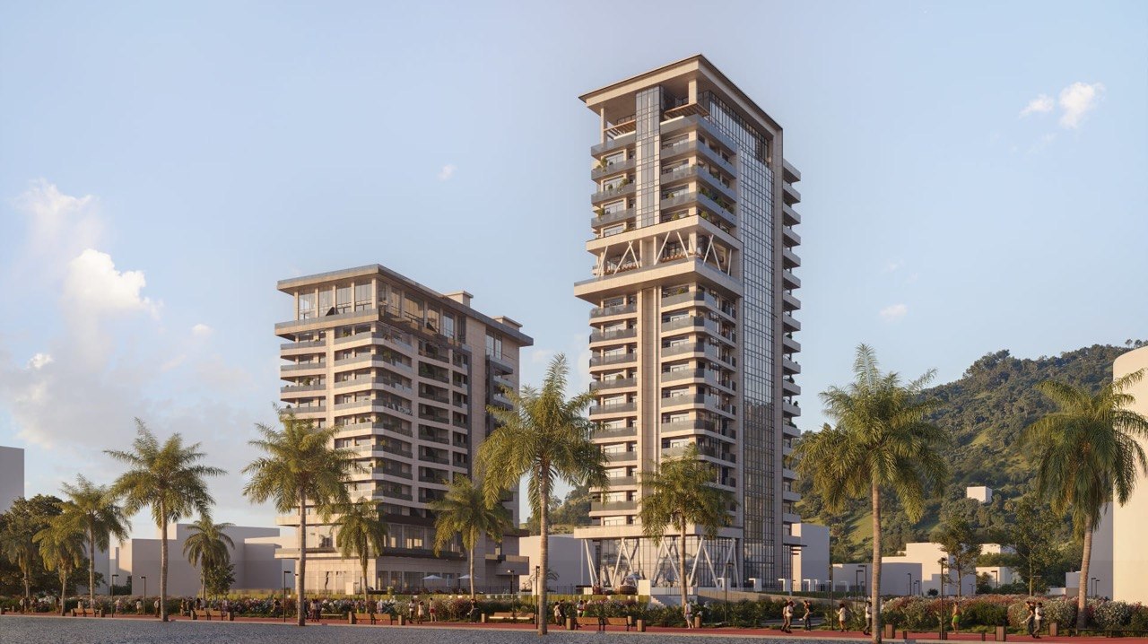 Квартира 1+1 №8 в Green Side, Батуми — боковой вид на море, 55.6 м², выгодная рассрочка