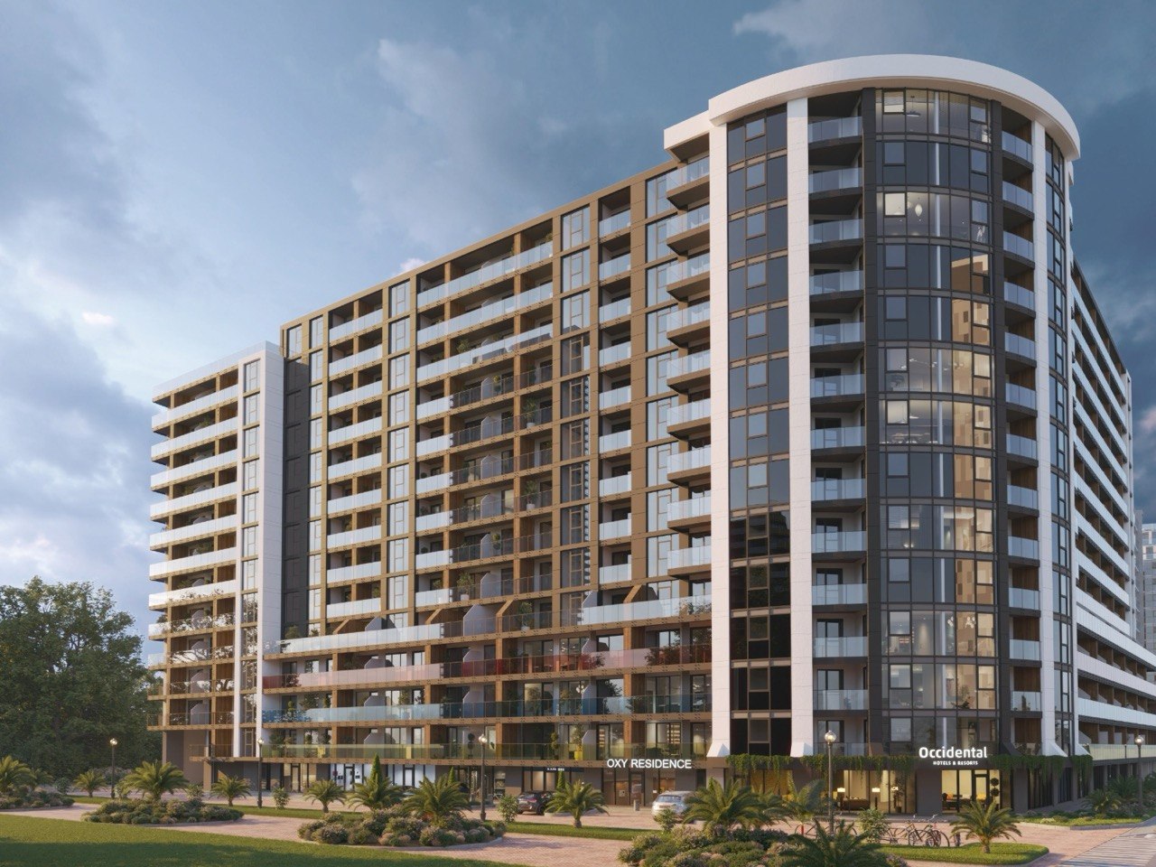 Студия 39 м² с полным гостиничным сервисом в OXY Residence, Батуми