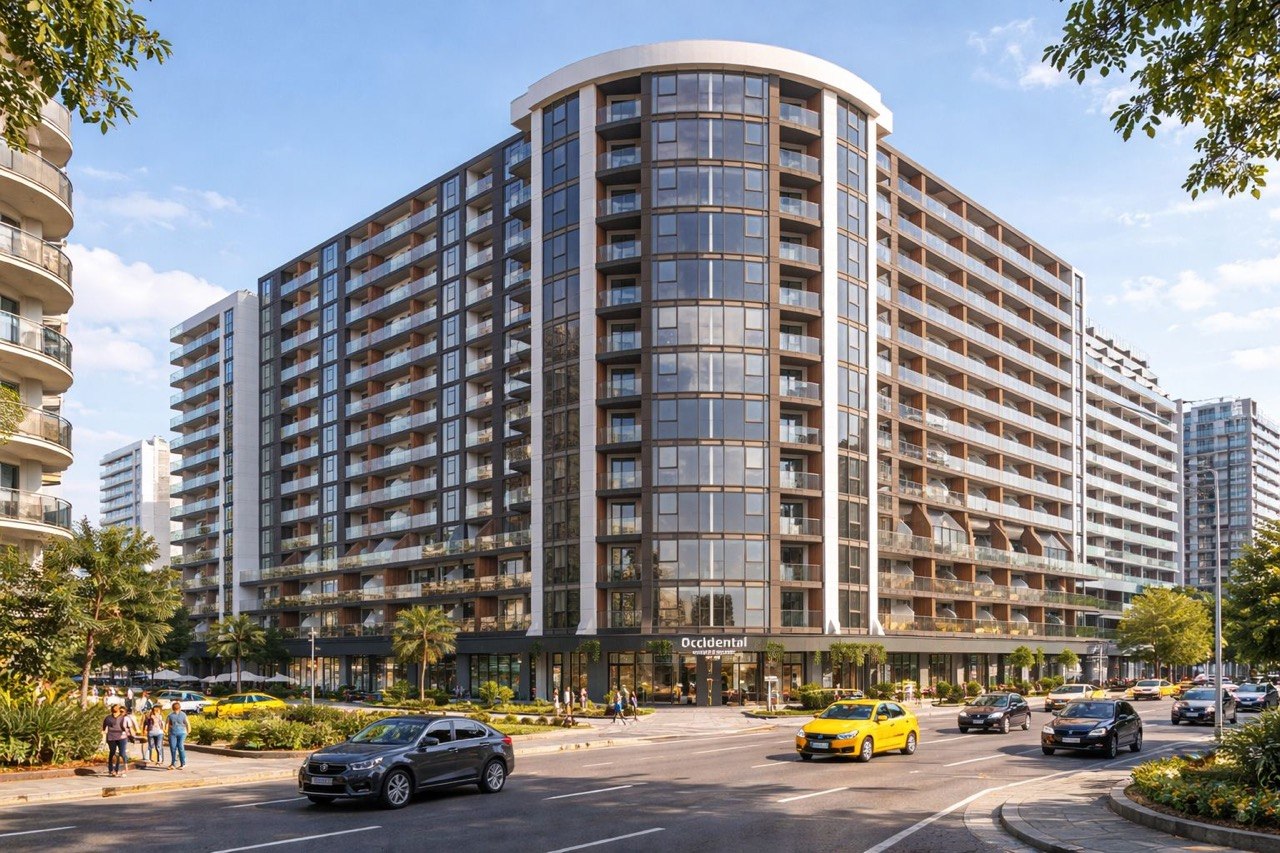 2+1 квартира 74 м² с полным гостиничным сервисом в OXY Residence, Батуми